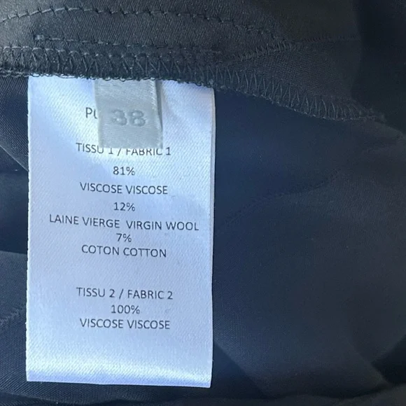 Esteban Cortazar Paris Wide-Leg Stripe Panel Pants – Size 38 (US 6) – EUC - Picture 11 of 11